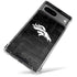 NFL Denver Broncos Black & White Google Pixel 7a Clear Case